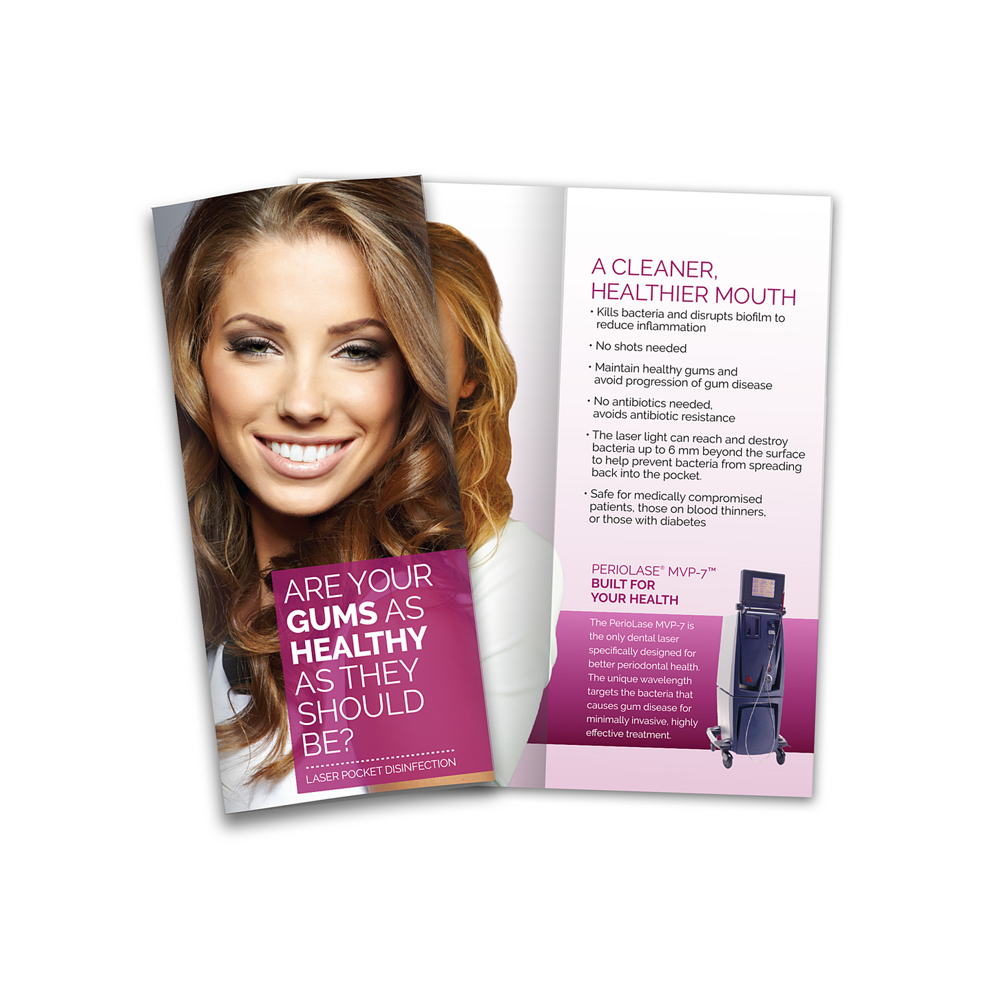 Laser Pocket Disinfection Patient Brochure - 50pk - English/Spanish