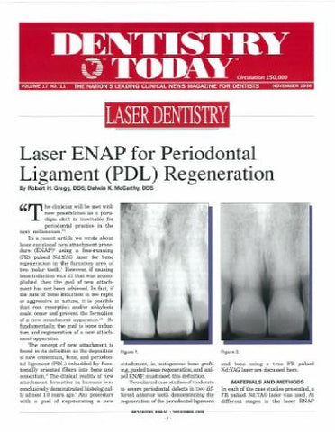 Reprint - Dentistry Today; November 1998 - Qty 25