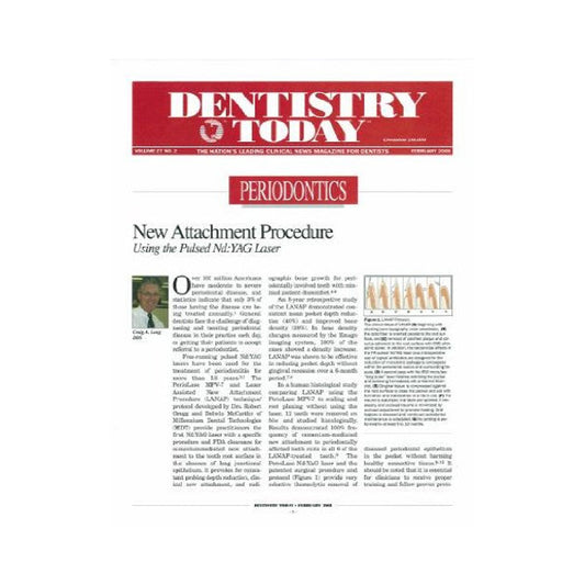 Reprint - New Attachment Procedure using the Nd:YAG Laser - Dentistry Today - 25pk