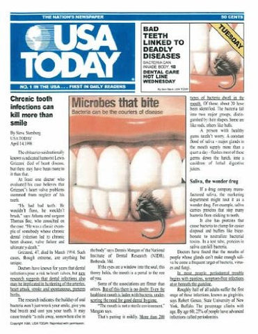 Reprint - USA Today Article; April 1998